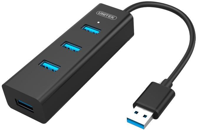 UNITEK Y-3089 USB 3.0 HUB (4 port) - fekete UNITEK Y-3089 USB 3.0 HUB (4 port) - fekete