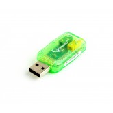 GEMBIRD SC-USB-01 Virtus USB hangkártya - zöld