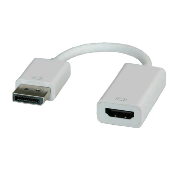 ROLINE átalakító DisplayPort-HDMI adapter, DP Male - HDMI Female