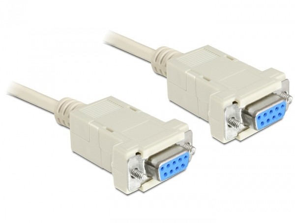DELOCK RS232 (soros) null modem (anya/anya) kábel - 1.8m DELOCK RS232 (soros) null modem (anya/anya) kábel - 1.8m