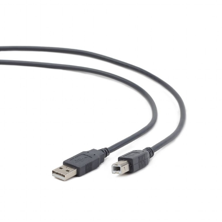 Gembird USB 2.0 printerkábel 1.8M (CCP-USB2-AMBM-6G) szürke