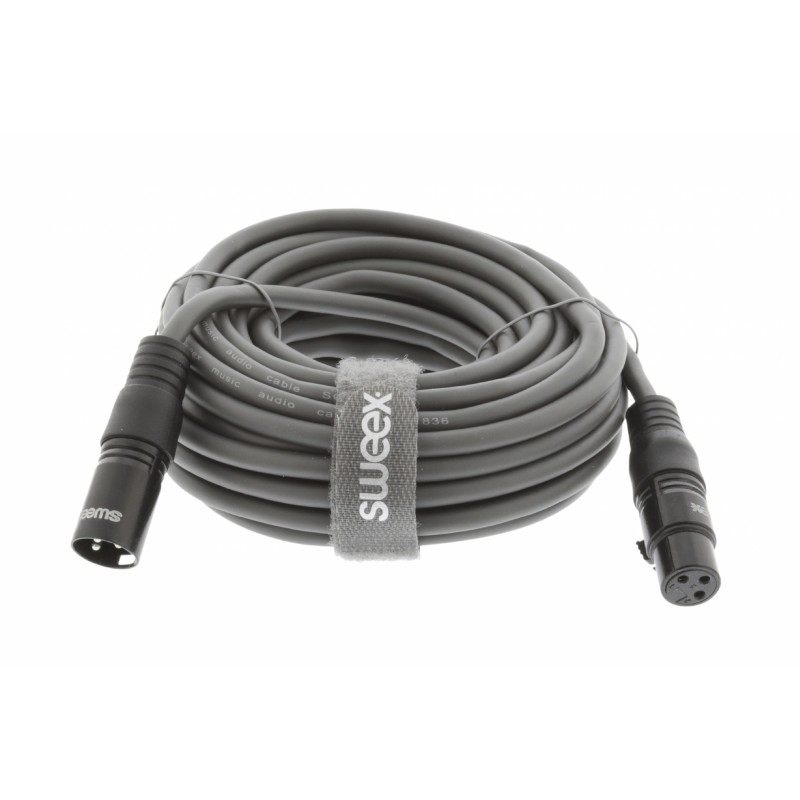 SWEEX SWOP15010E200 XLR-XLR kábel (apa-anya) - 20m - szürke