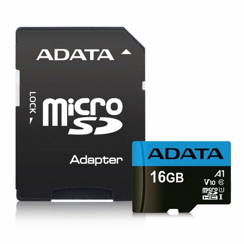 ADATA 16GB Premier microSDHC UHS-I CL10 memóriakártya + adapter