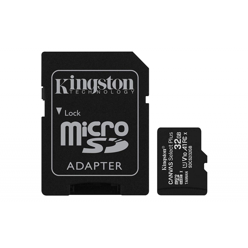 KINGSTON 32GB Canvas Select Plus microSDHC UHS-I CL10 memóriakártya KINGSTON 32GB Canvas Select Plus microSDHC UHS-I CL10 memóriakártya