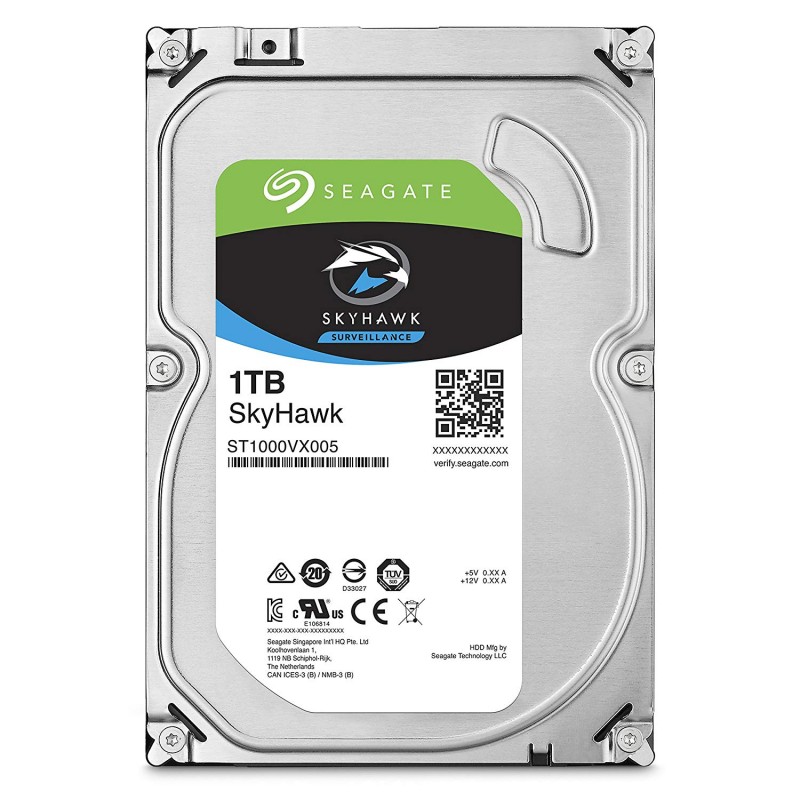 SEAGATE SkyHawk ST1000VX005 1TB 3.5" SATA3 DVR HDD