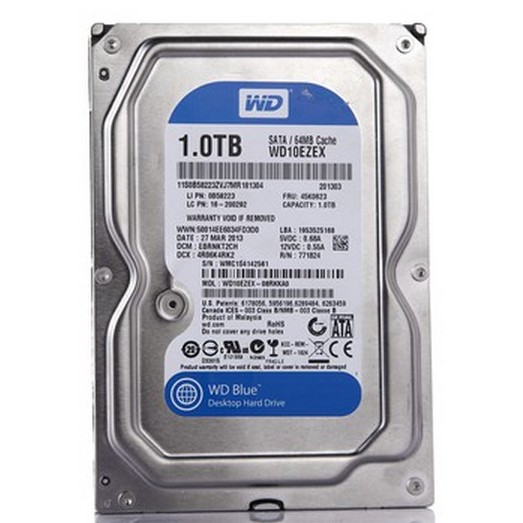 Western Digital Caviar Blue 1TB 7200RPM 3.5"  (WD10EZEX)