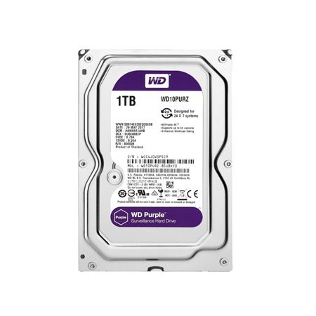 WESTERN DIGITAL Purple 1TB 5400rpm SATA3 64MB WD10PURZ