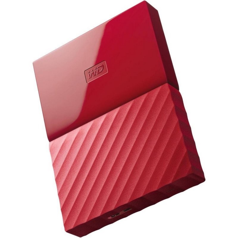 WESTERN DIGITAL 2TB My Passport USB 3.0 külső HDD - piros