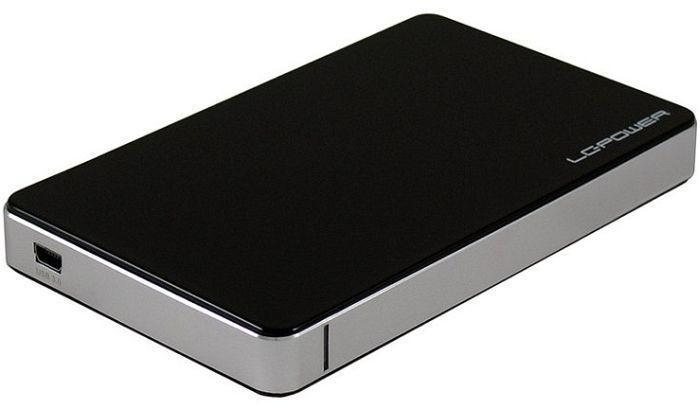 LC POWER EH-25U3B Elektra 2.5" USB 3.0 külső HDD ház - fekete