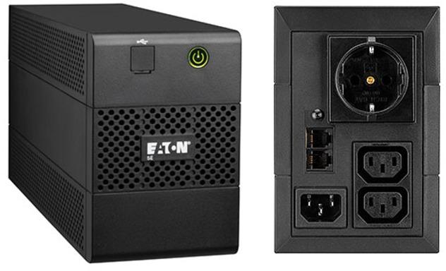 EATON 5E 650i USB DIN vonali-interaktív 1:1 UPS