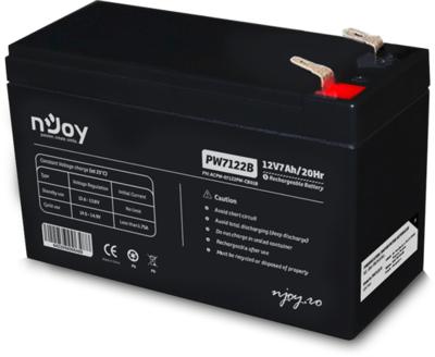 NJOY PW7122B 12V/7Ah gondozásmentes akkumulátor