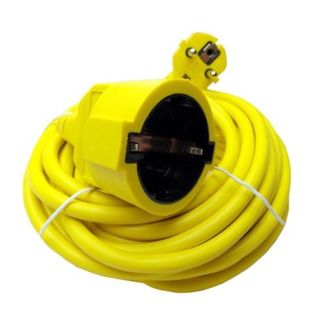 TGR-Power lengő hosszabbító sárga 10m, 3x1.0mm2 TGR-Power lengő hosszabbító sárga 10m, 3x1.0mm2