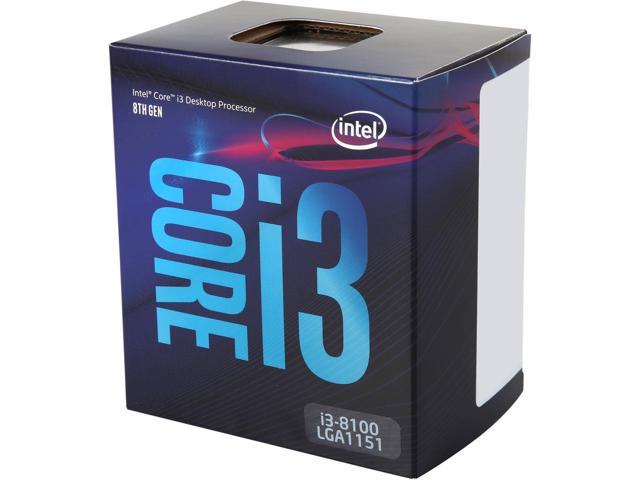 INTEL Core i3-8100 BOX processzor