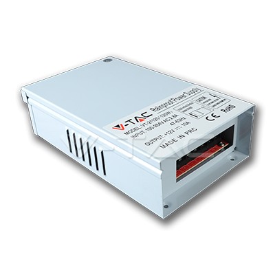 V-TAC LED tápegység 12V/10A (120W) - fémházas, ipari - VT-21120