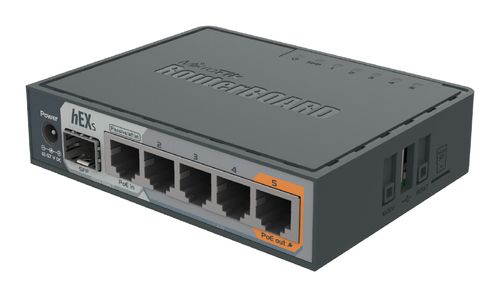 MIKROTIK RB760iGS vezetékes router - RouterBOARD RB760iGS (hEX S)