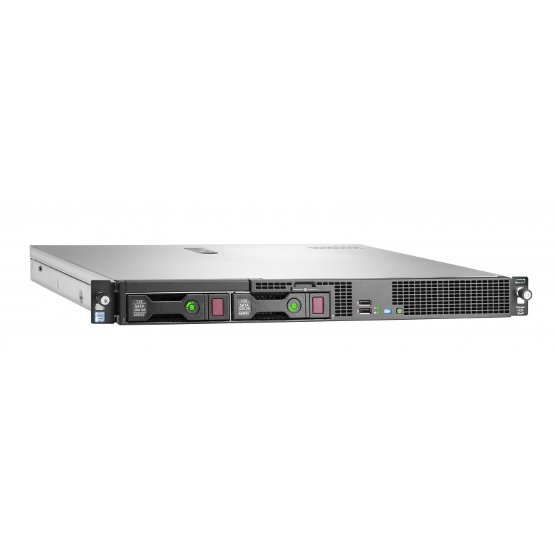 HP ProLiant DL20 G9 szerver (E3-1220v5 / 8GB DDR4 UDIMM ECC / B140i / 2x 2TB)