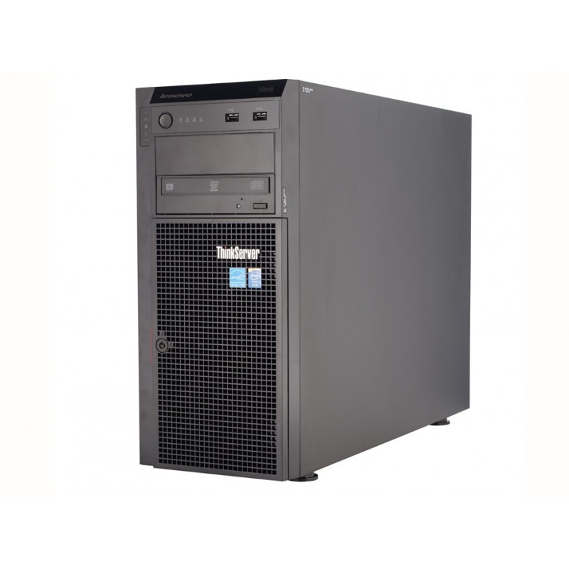 LENOVO ThinkServer TD340 szerver (2x E5-2430v2 / 32GB ECC / 6x 300GB SAS / 800W)