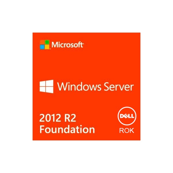 DELLEMC szerver OS, MS Windows Server 2012 R2 Foundation, 64bit, ROK - ENG DELLEMC szerver OS, MS Windows Server 2012 R2 Foundation, 64bit, ROK - ENG