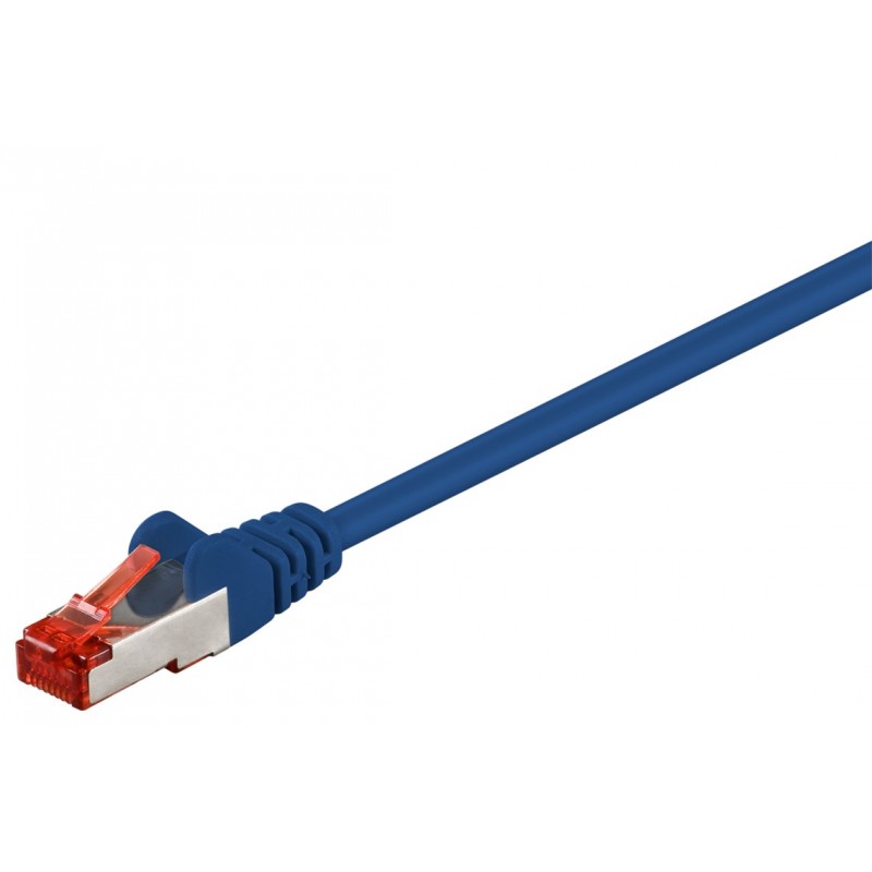 GOOBAY S/FTP CAT6 patch kábel - 1.5m - kék (S/FTP6-CU-015BL)