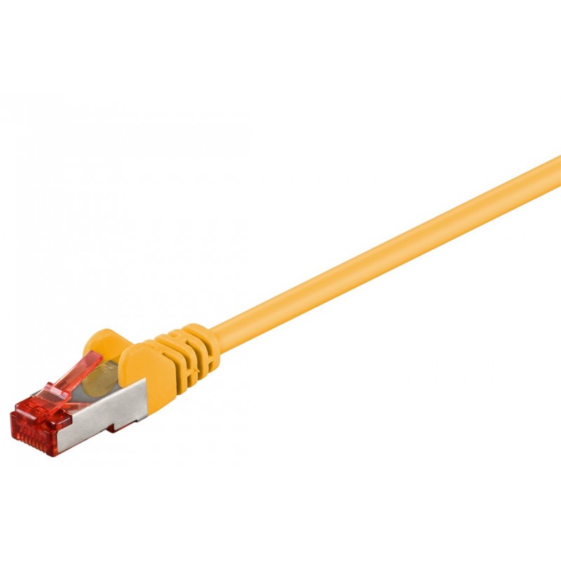 GOOBAY S/FTP CAT6 patch kábel - 2m - sárga (S/FTP6-CU-020YL)