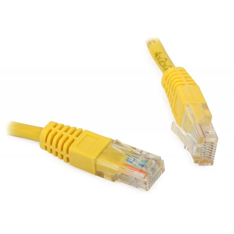GEMBIRD UTP Cat5e patch kábel - sárga - 5m