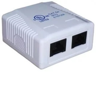 DIGITUS DN-93804-1 2 db RJ45 (Cat5e) csatlakozós fali aljzat