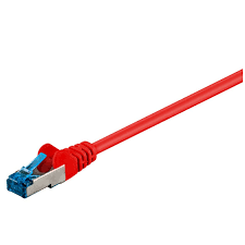 GOOBAY S/FTP CAT6 patch kábel - 1m - piros (S/FTP6-CU-010RD)